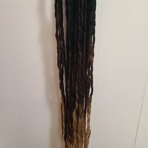 Black Ombre Dreadlock Pack 10ct